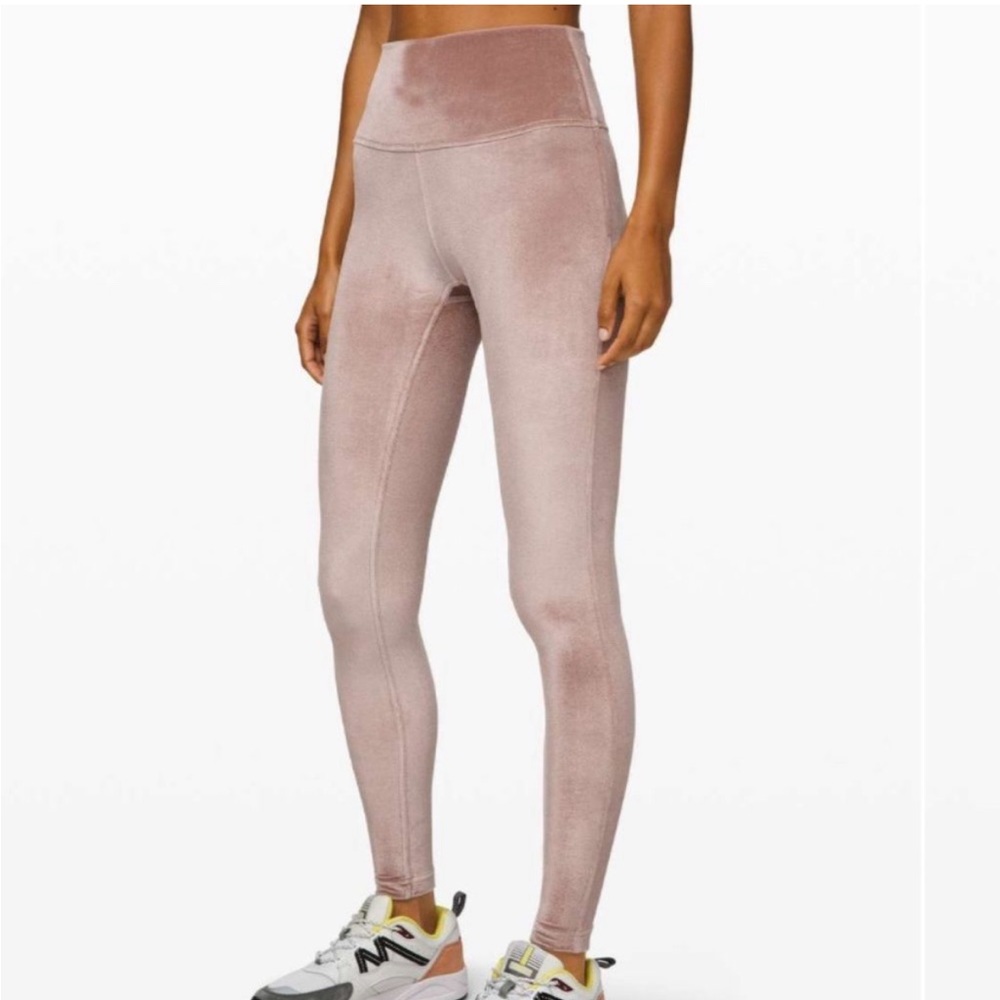 Lululemon winder lounge high-rise tight velvet